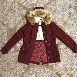 COPY - Pimkie Women’s Maroon Winter Parka European brand